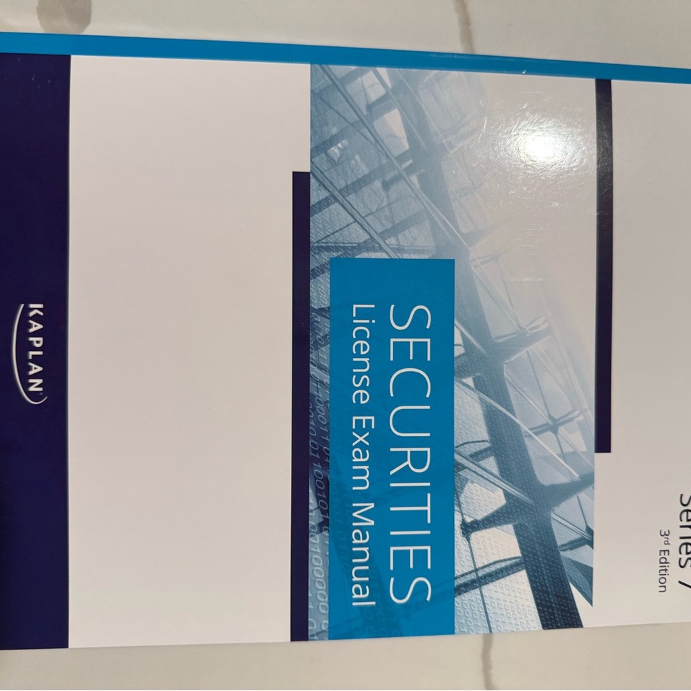 Kaplan Securities Series 7 License Exam Manual - 3rd Edition